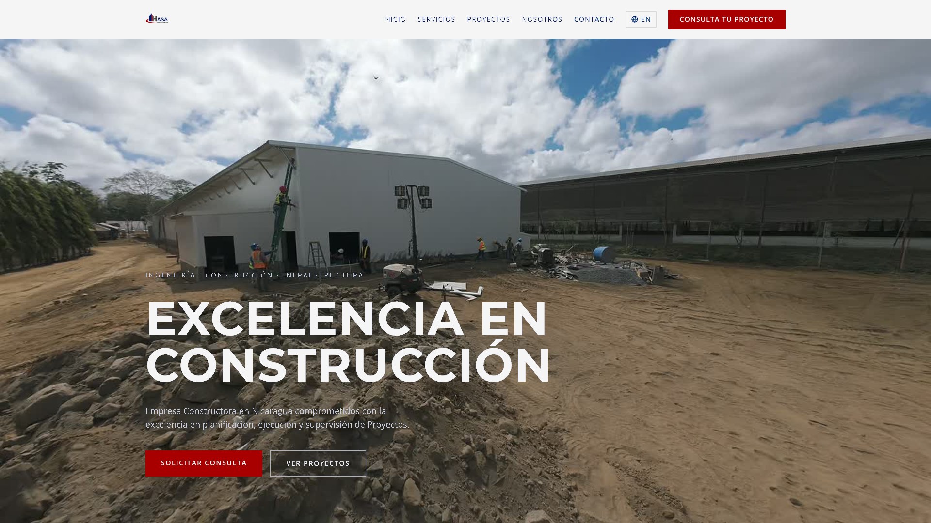 Sitio web de HASA Ingenieros