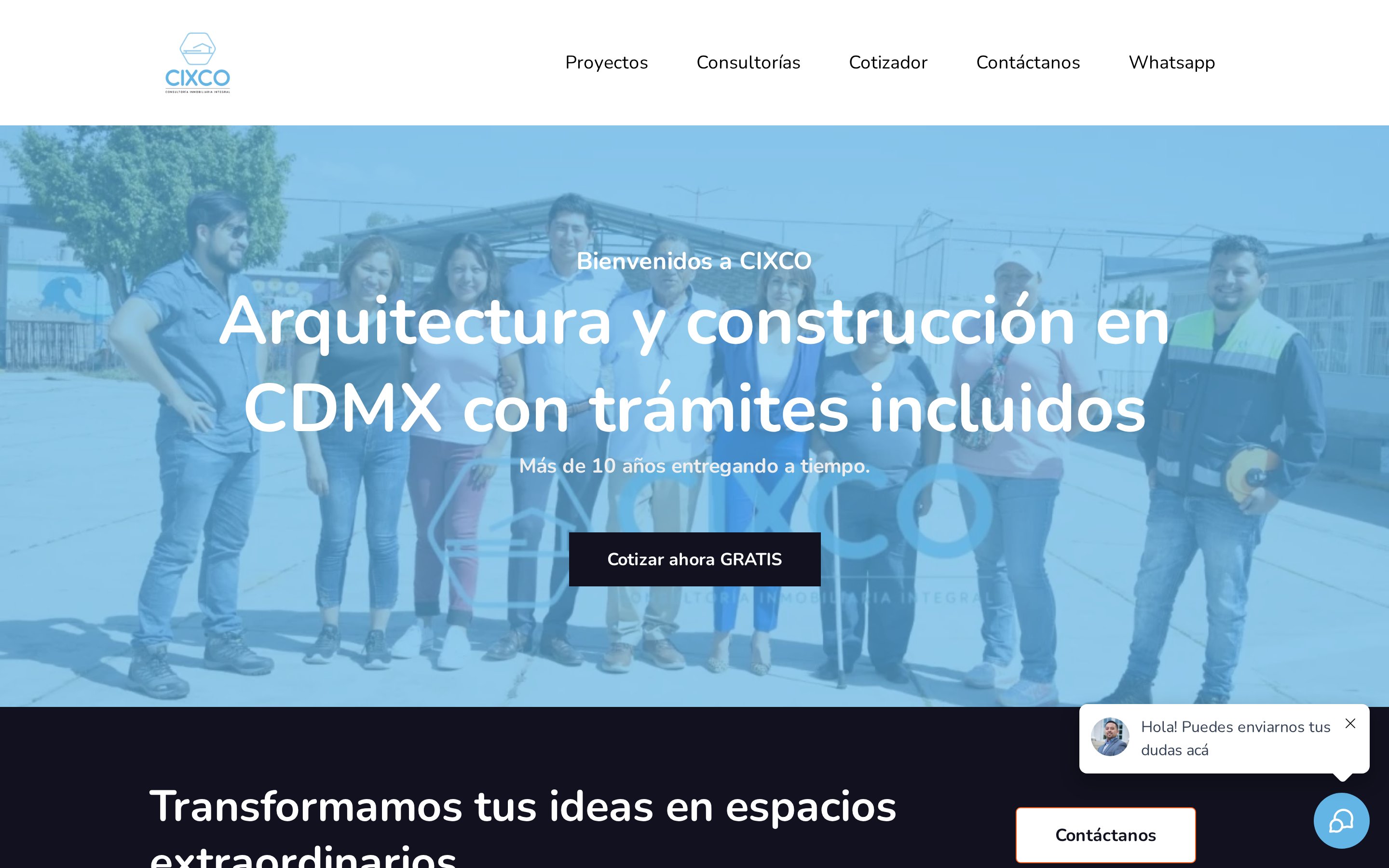 Sitio web de CIXCO